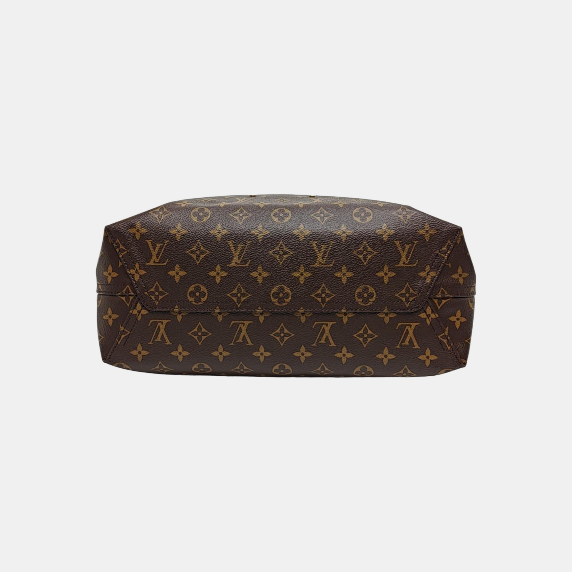 ATLANTIS Monogram Coated Canvas Brown