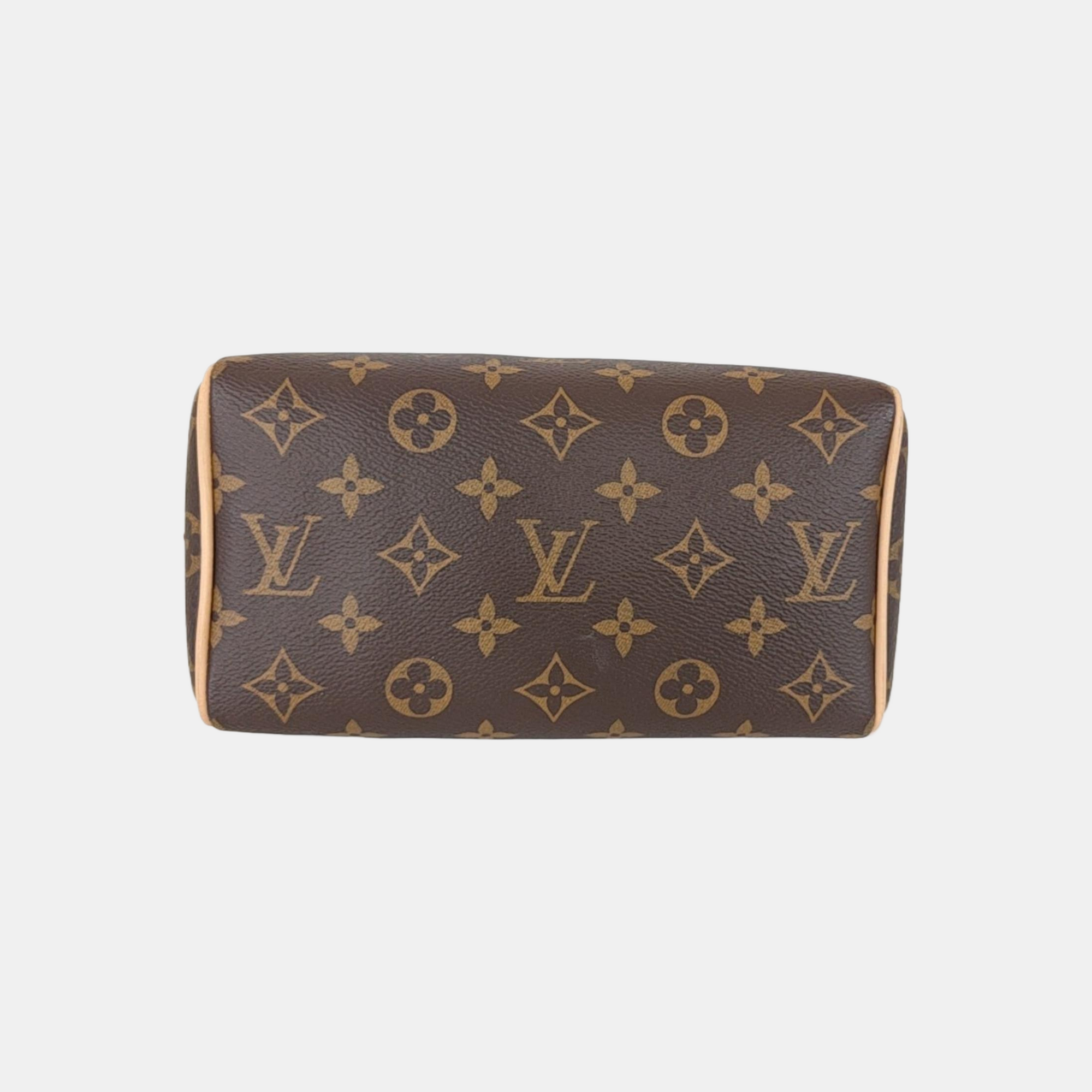 SPEEDY 20 Monogram Coated Canvas Brown