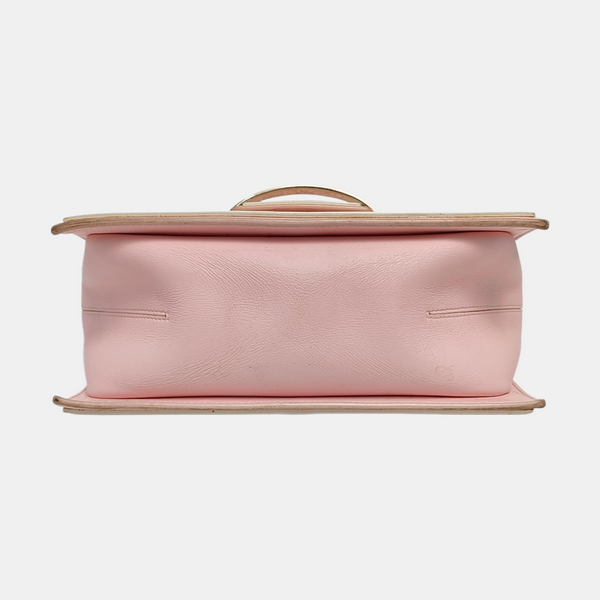 Leather Shoulder Bag Pink