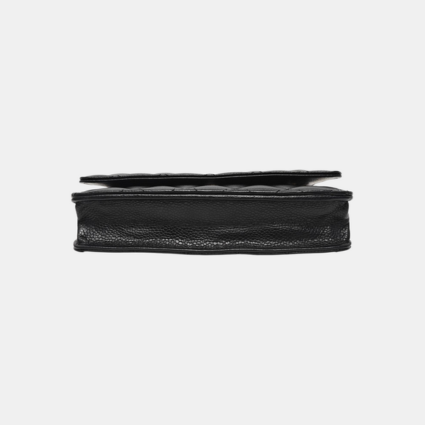 WOC Quilted Grained Calfskin Black