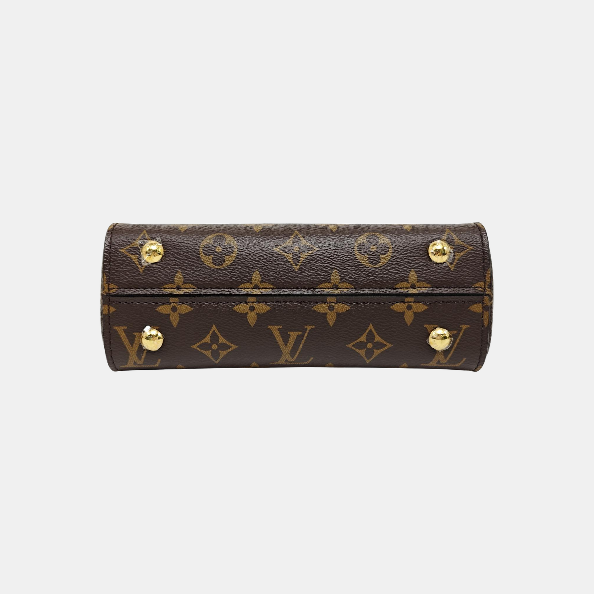 CLUNY 20 Monogram Coated Canvas Brown