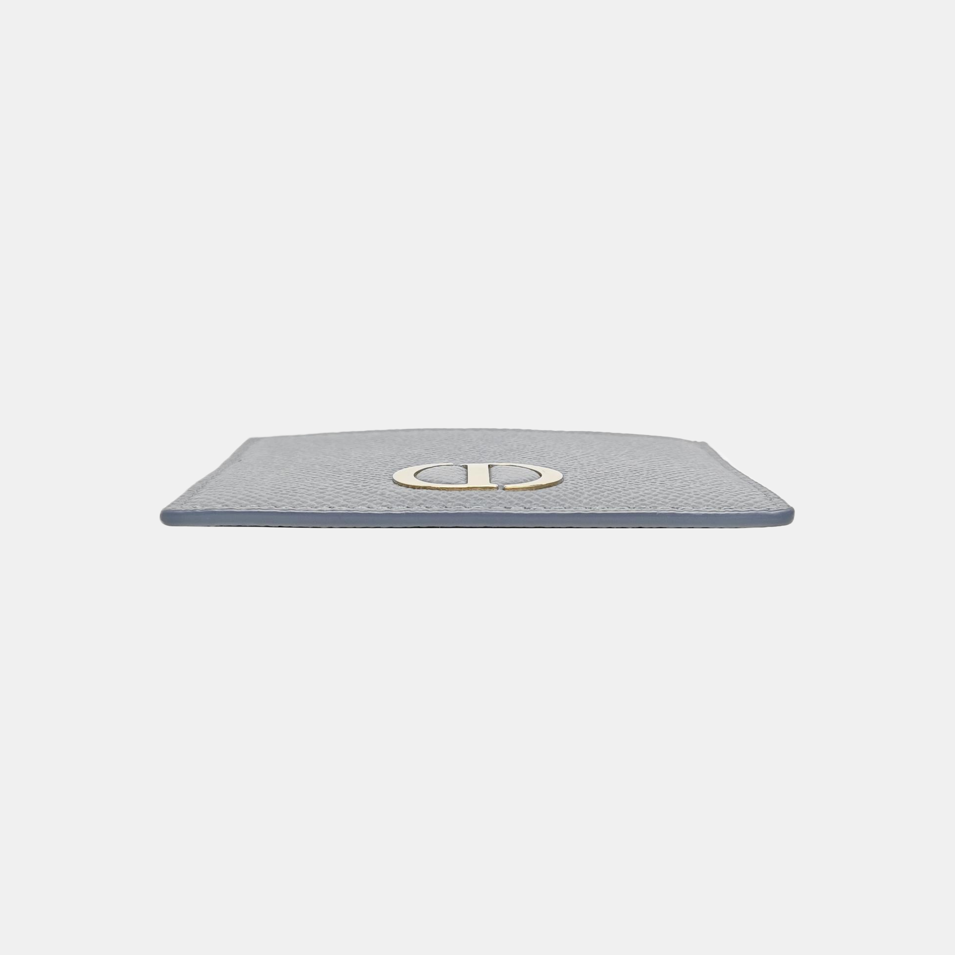 30 Montaigne Calfskin Gray Card Holder