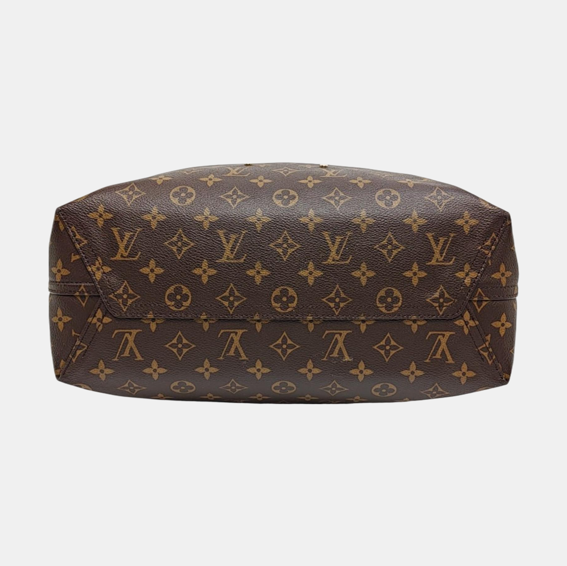 ATLANTIS Monogram Coated Canvas Brown