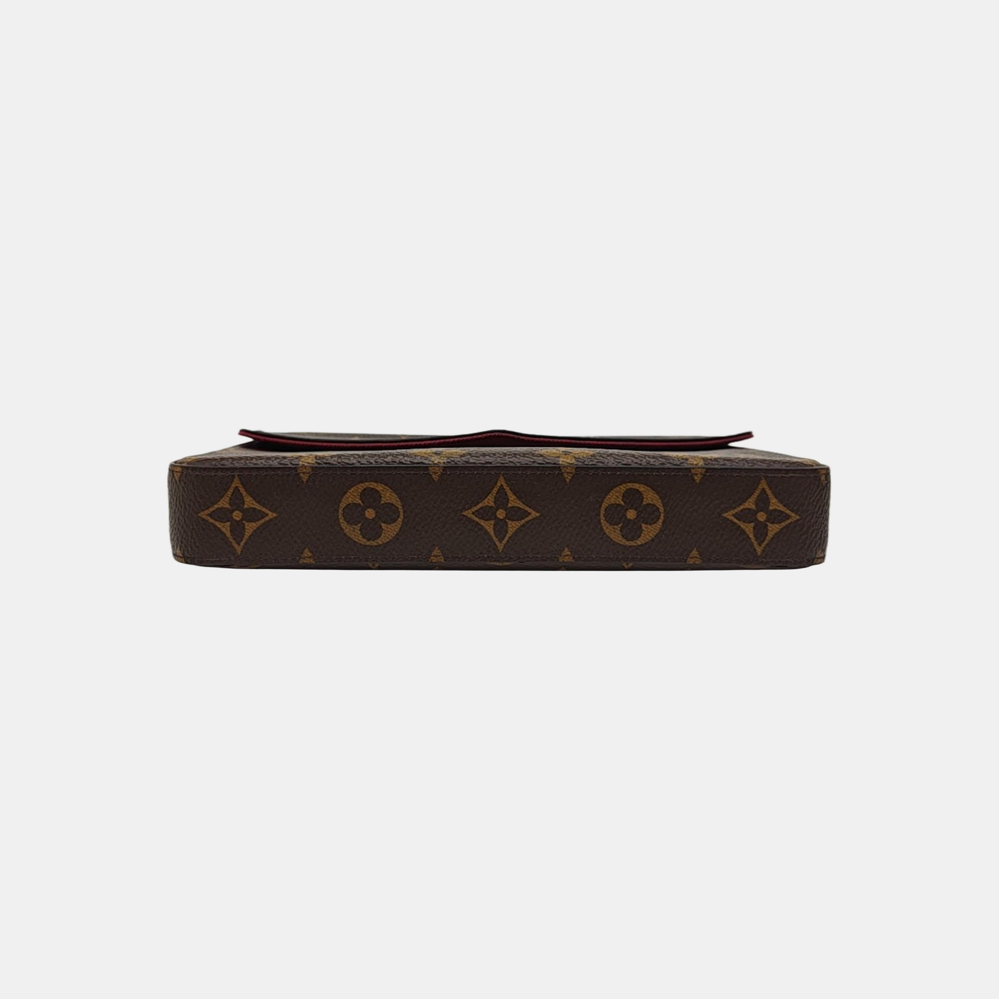 FÉLICIE Monogram Coated Canvas Brown