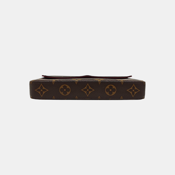FÉLICIE Monogram Coated Canvas Brown