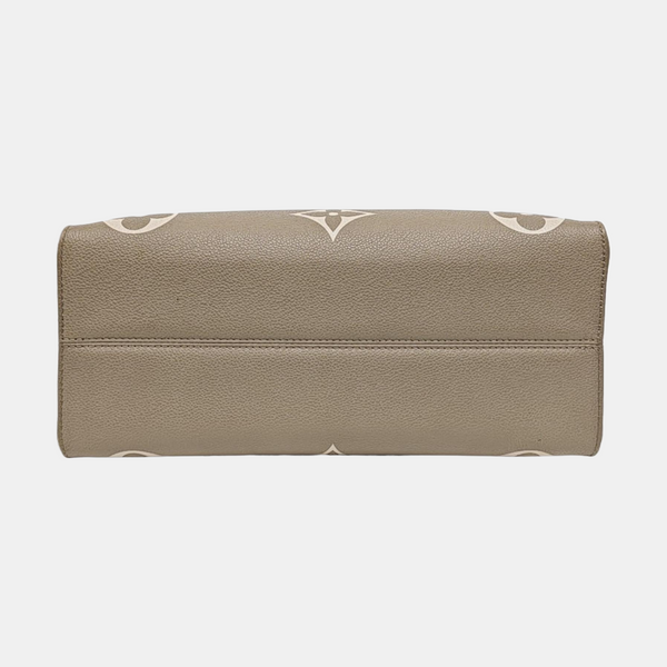 ONTHEGO MM Monogram Calfskin Gray