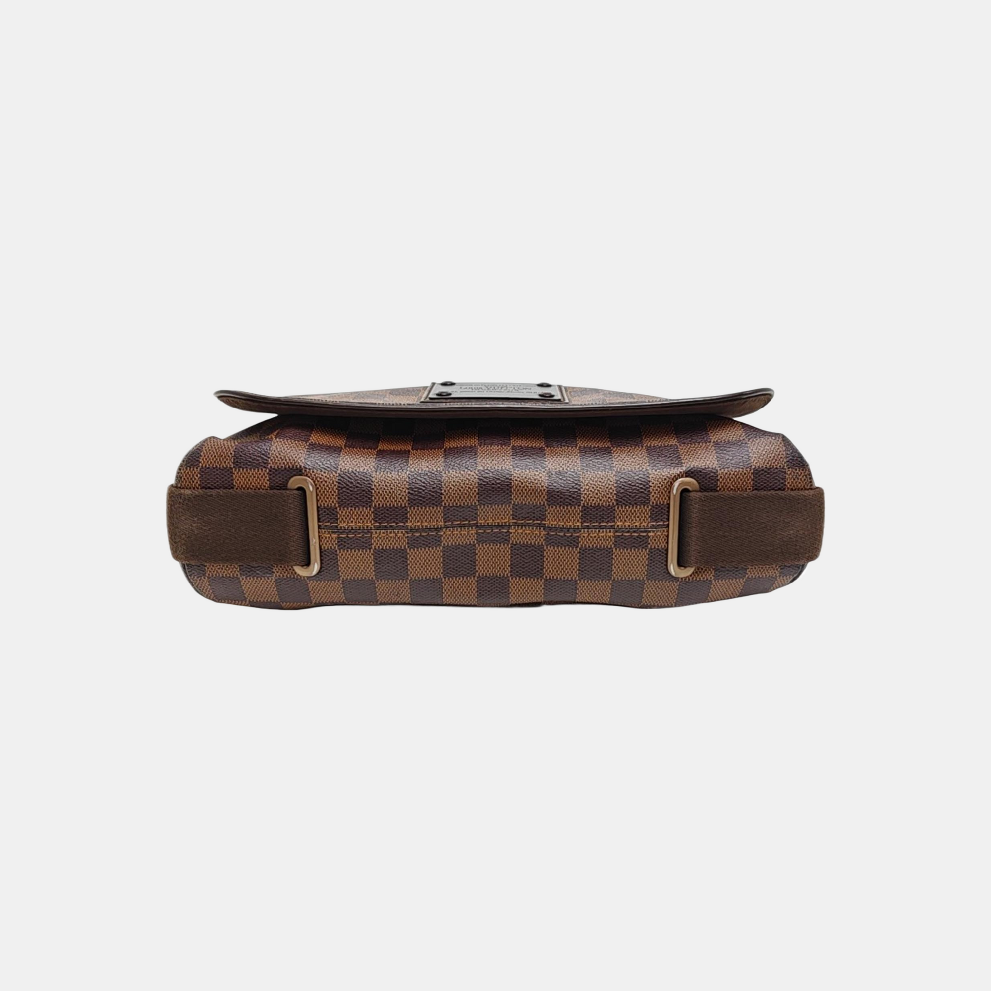 DISTRICT MM Damier Ebene Coated Canvas Brown