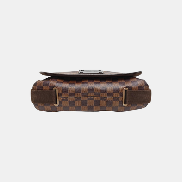 DISTRICT MM Damier Ebene Coated Canvas Brown