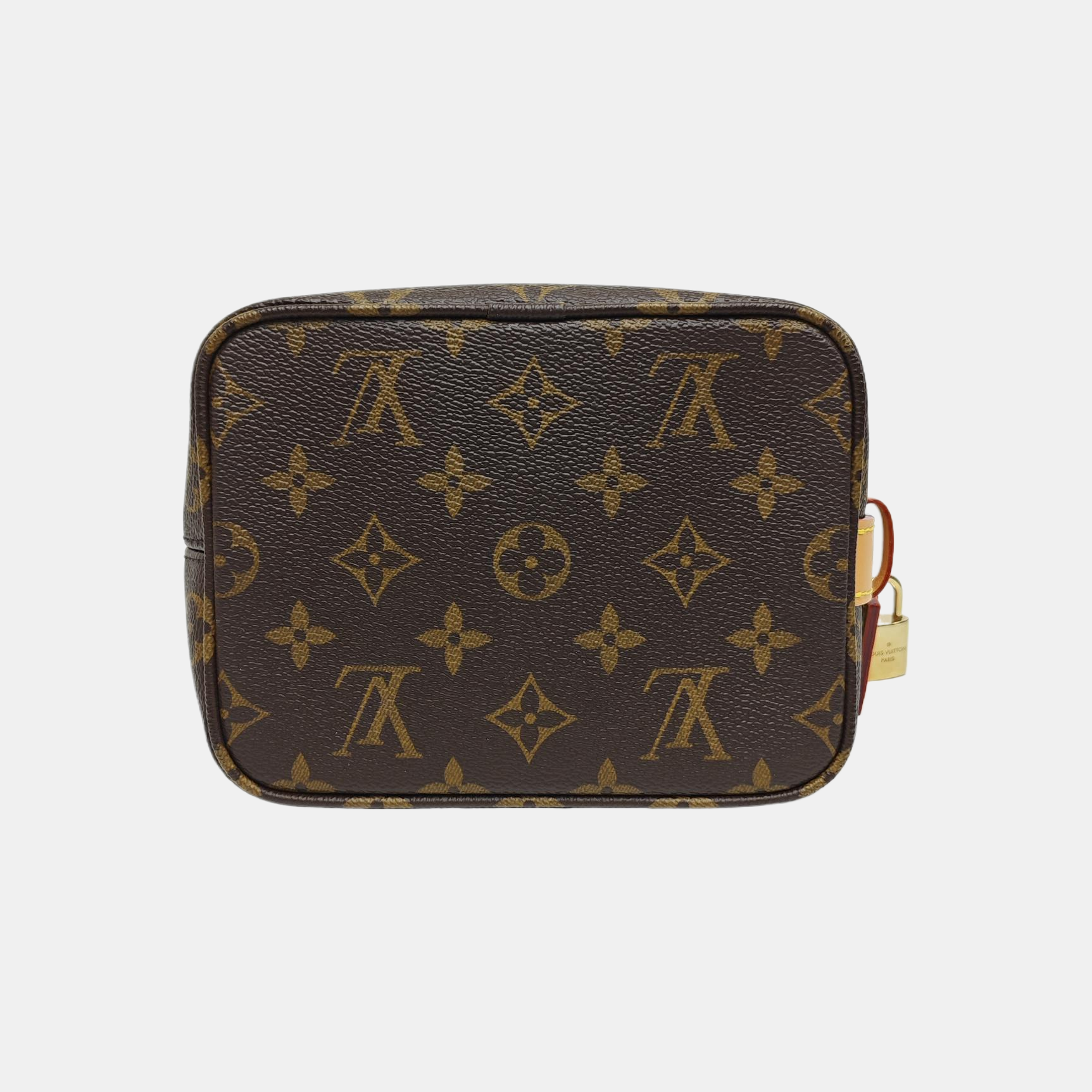 ALL IN BB Monogram Coated Canvas Brown