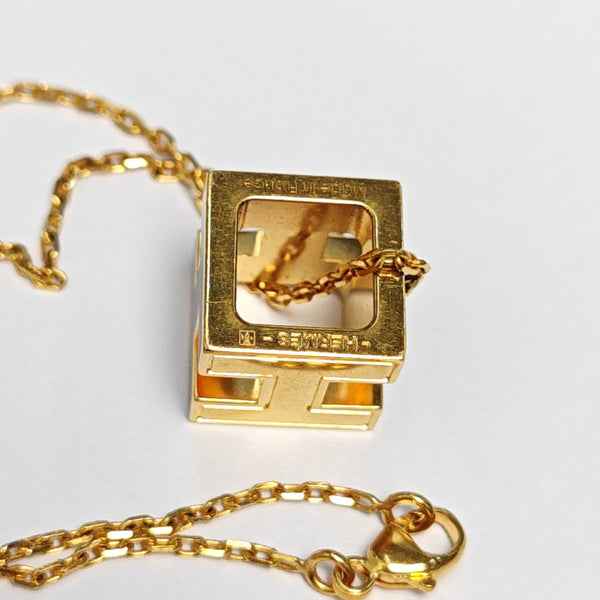 Cage D'h Metal Gold Necklace