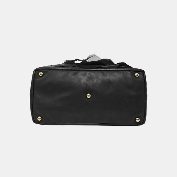 Lambskin Tote Bag Black