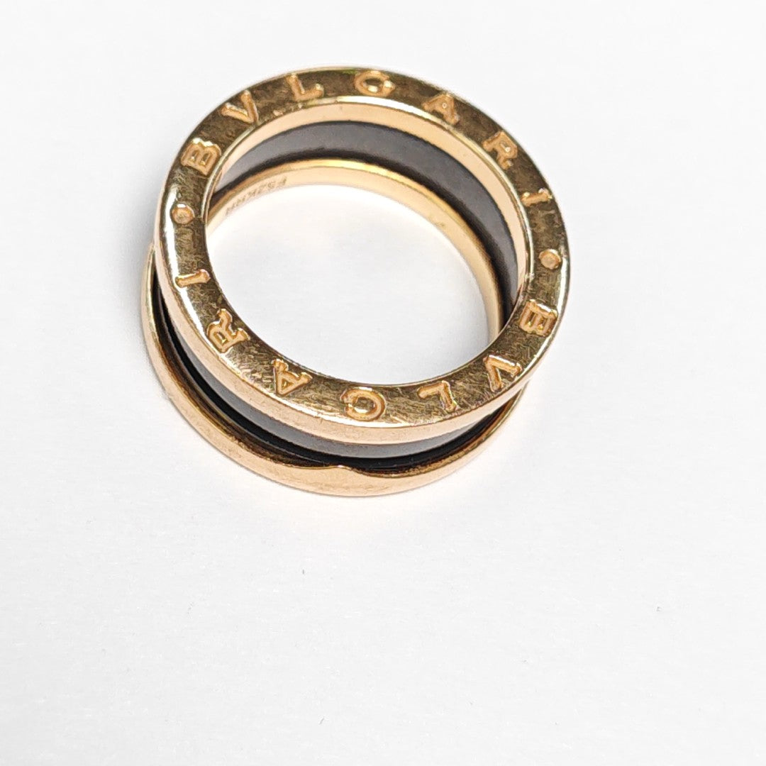 B.ZERO1 18k Rose Gold Ring EU 52