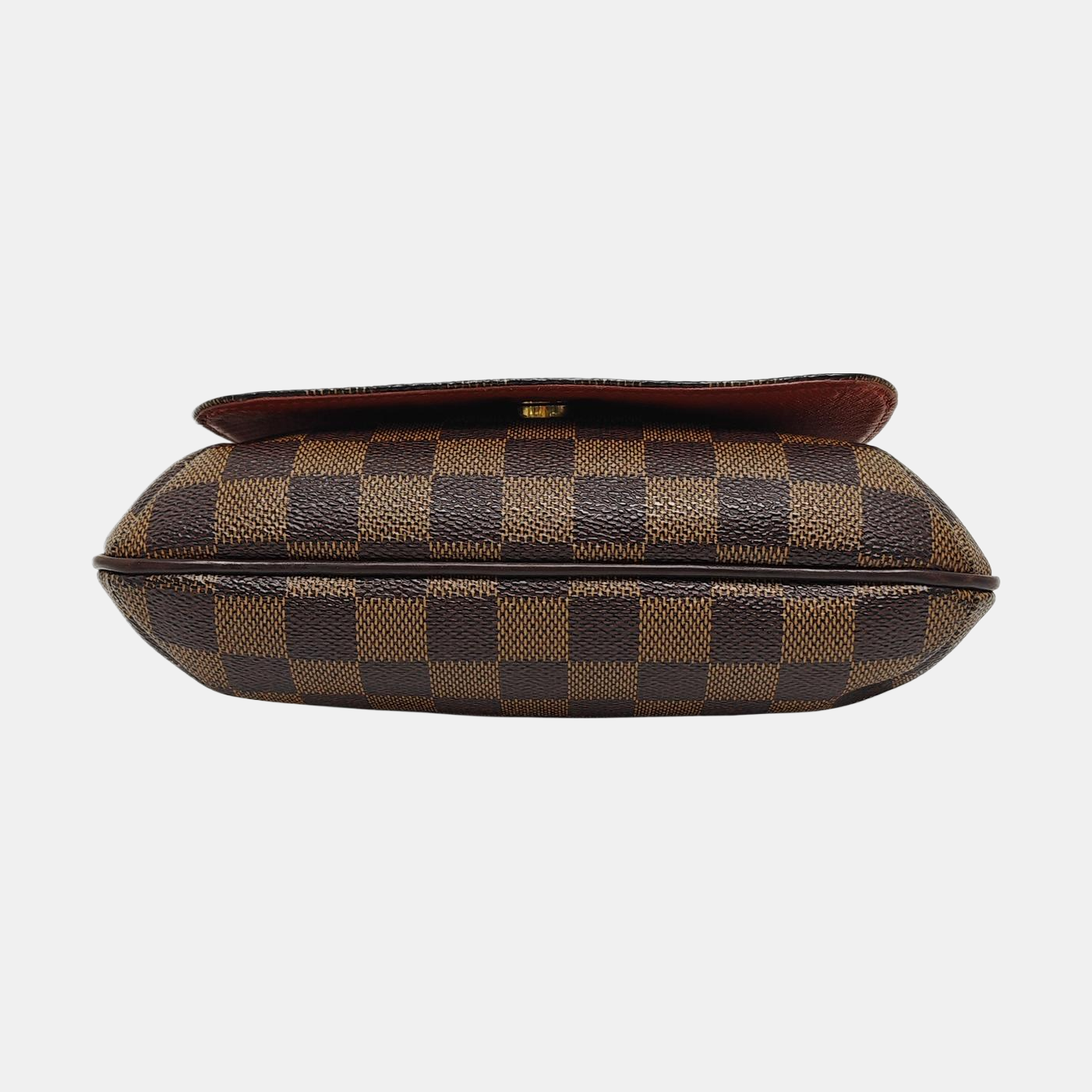 Authenticated pre-owned  MUSETTE TANGO Damier Ebene Coated Canvas Brown - Shoulder Bag at Looply