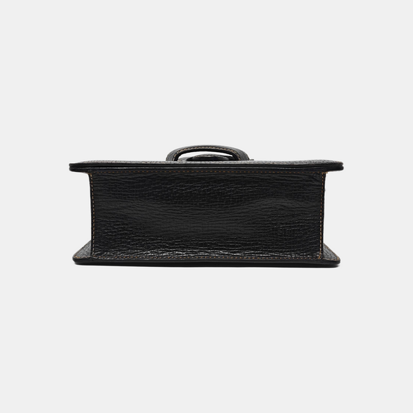 Calfskin Shoulder Bag Black