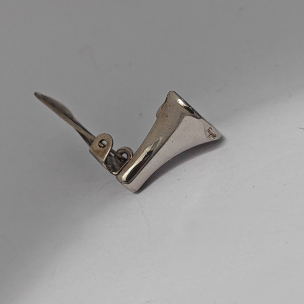 Metal Silver Clip On Earrings