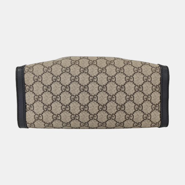 Padlock Small Monogram Coated Canvas Beige
