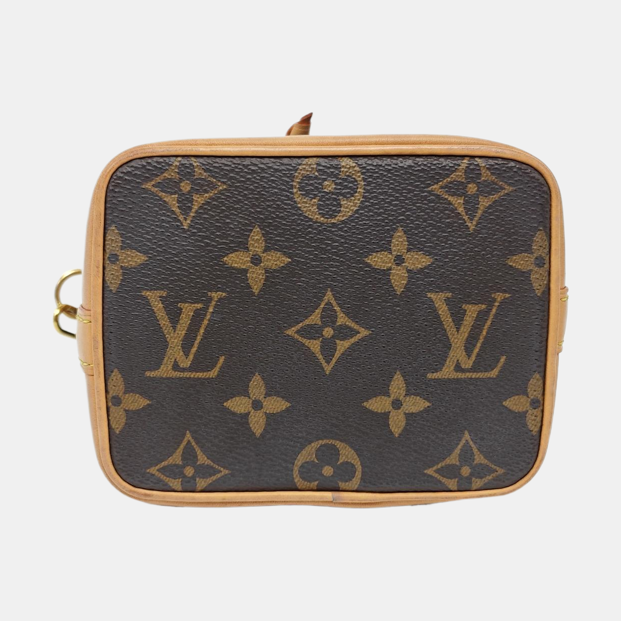 NOÉ Nano Monogram Coated Canvas Brown