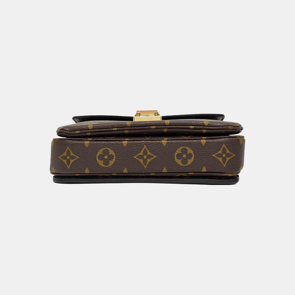 MÉTIS EAST WEST Monogram Coated Canvas Brown