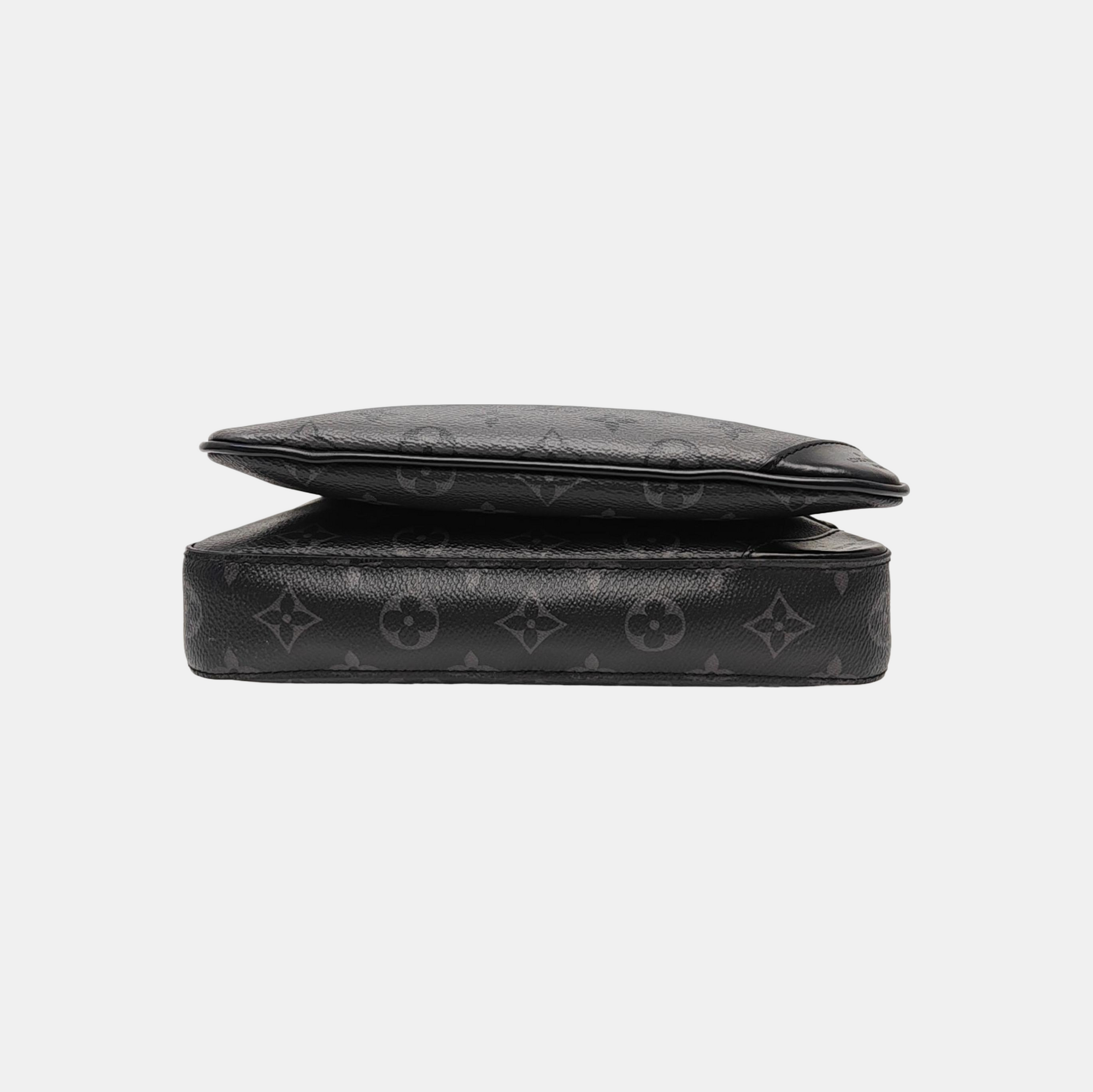 TRIO Monogram Coated Canvas Gray