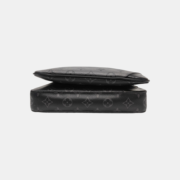 TRIO Monogram Coated Canvas Gray