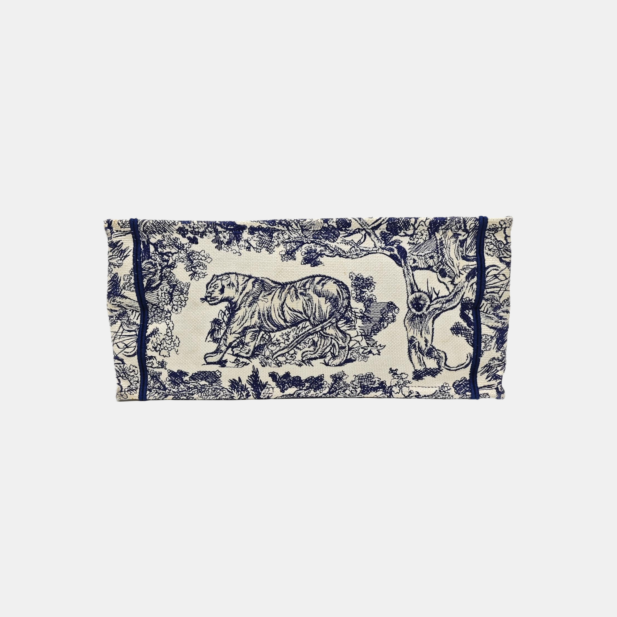 Book Tote Medium Canvas Blue