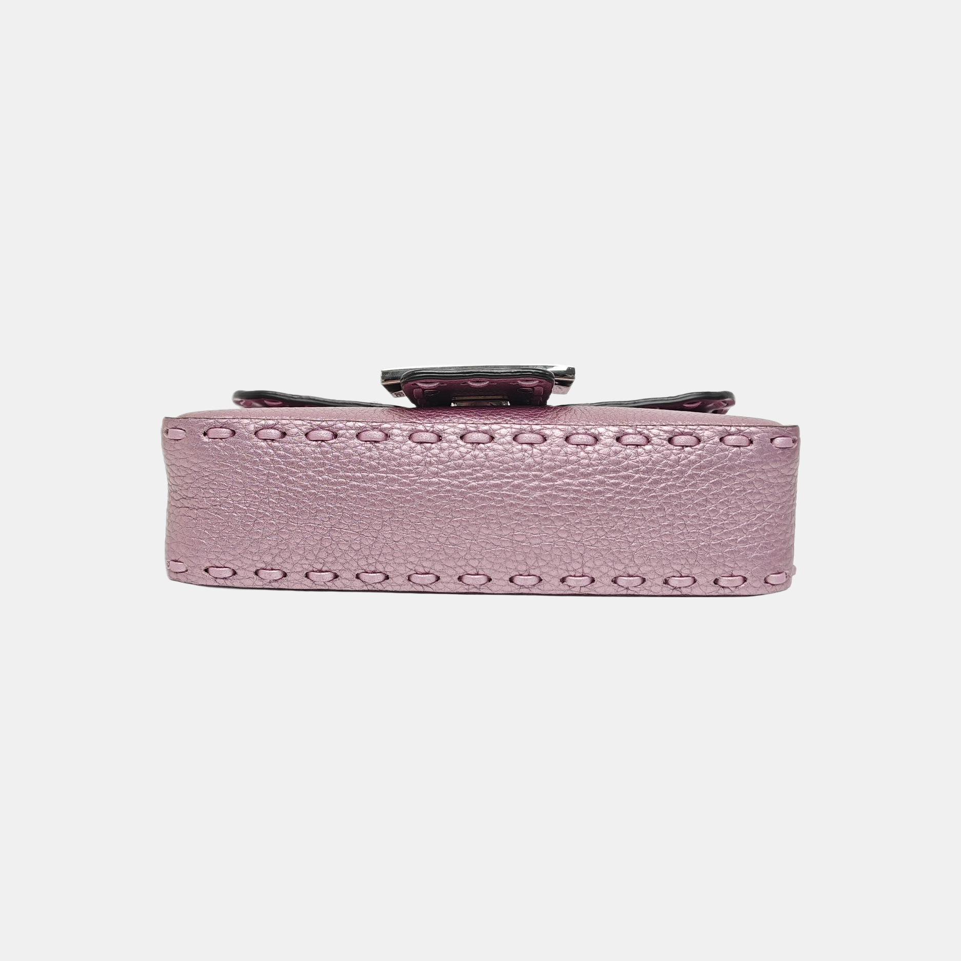 Baguette Mini Calfskin Purple