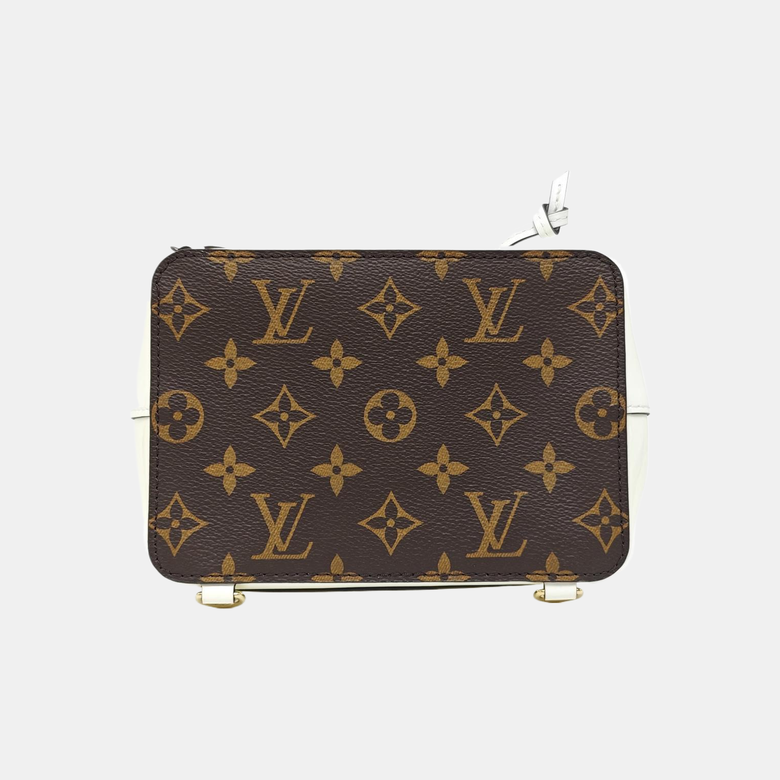 HOT SPRINGS MM Monogram Patent Leather White