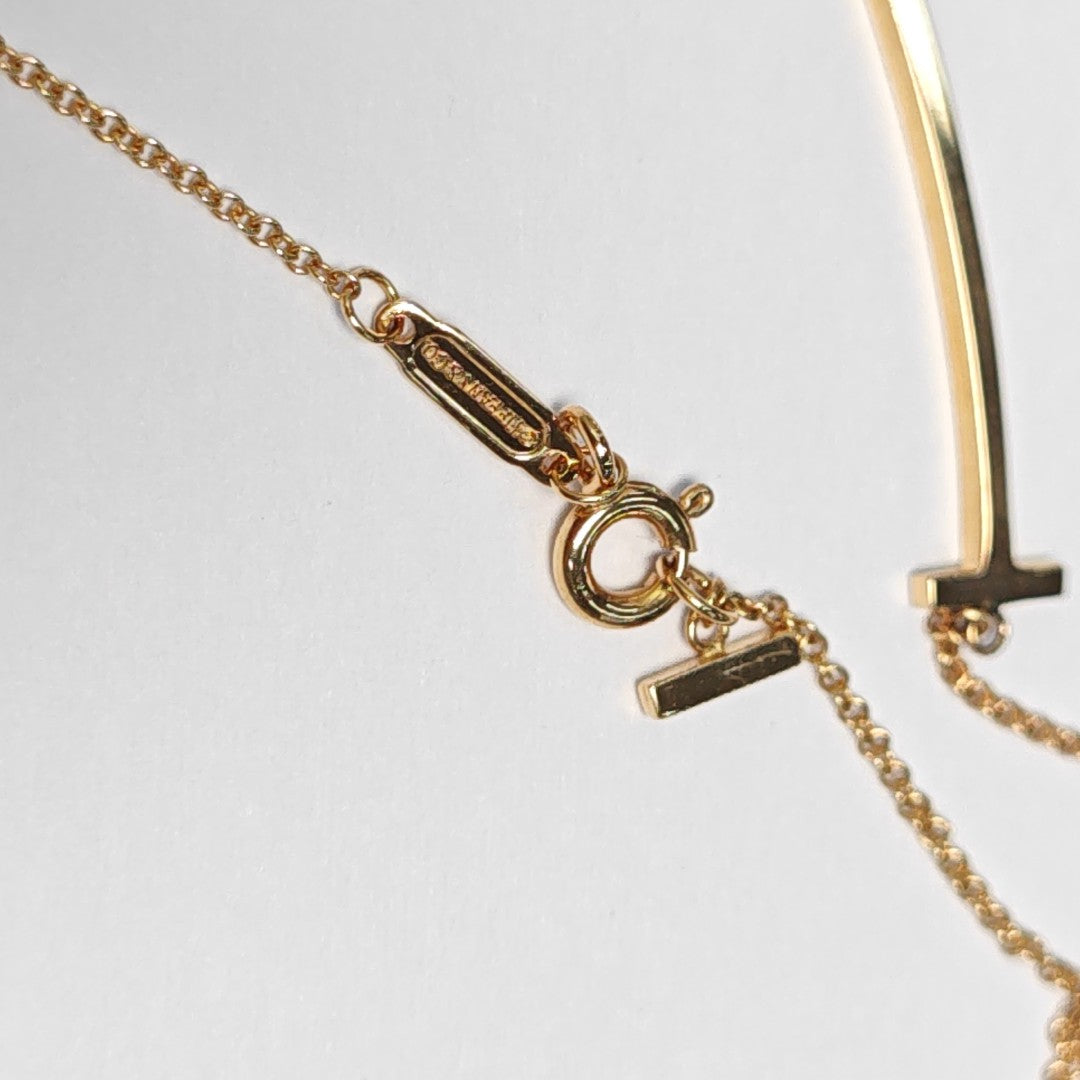 Tiffany T 18k Rose Gold Necklace