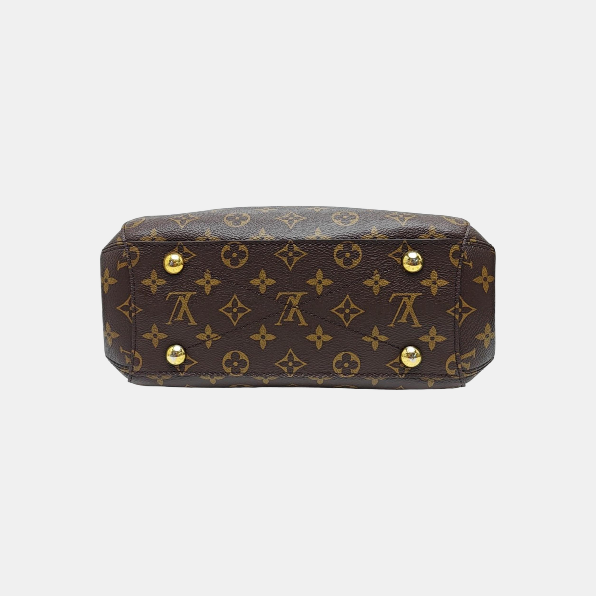 MONTAIGNE Monogram Coated Canvas Brown