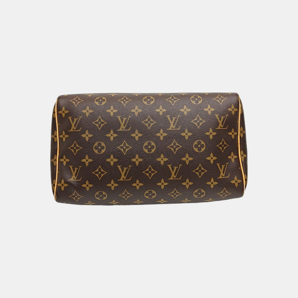 SPEEDY SOFT 30 Monogram Coated Canvas Brown