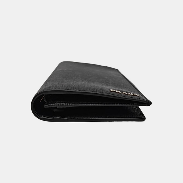 Saffiano Calfskin Wallet Black