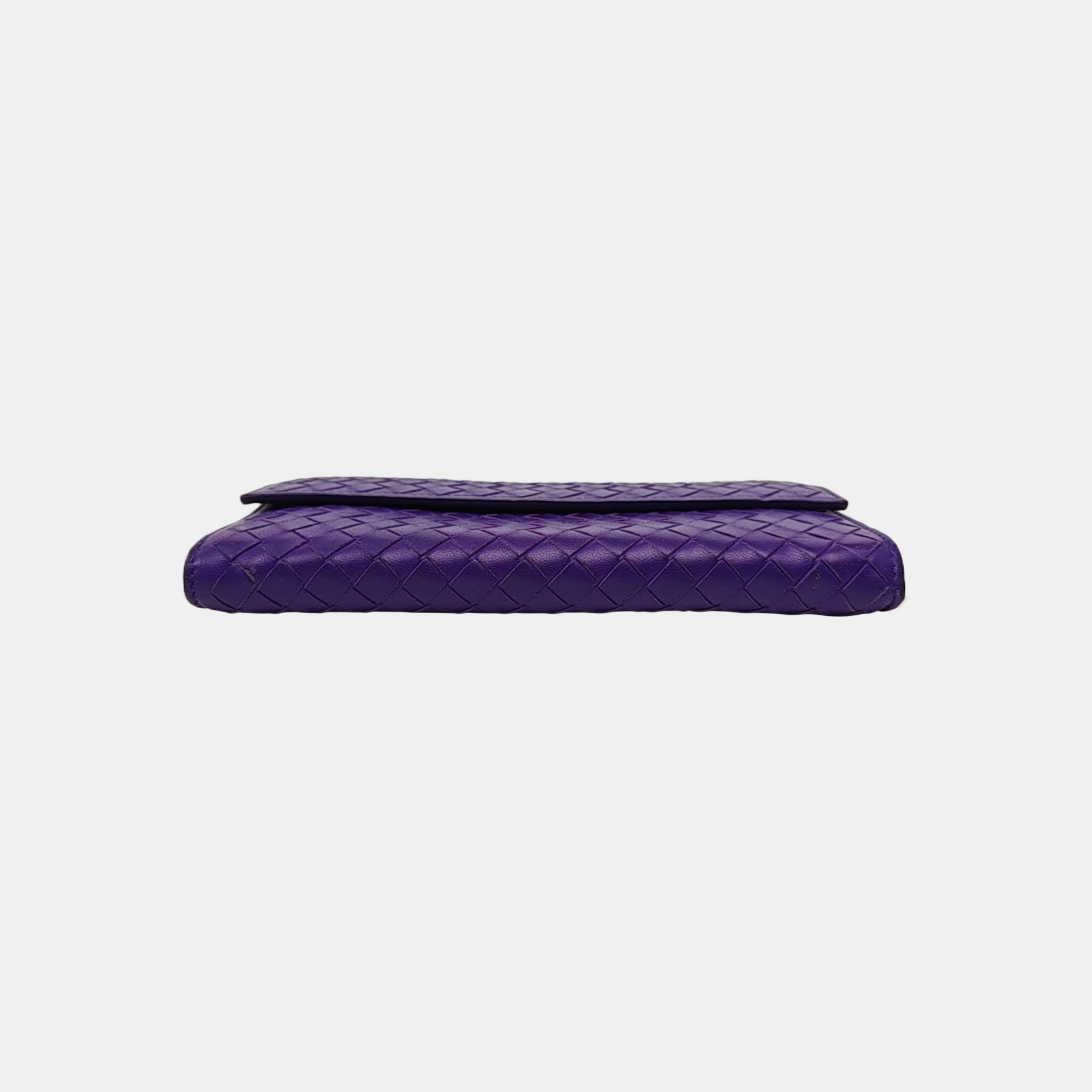 Lambskin Clutch Purple