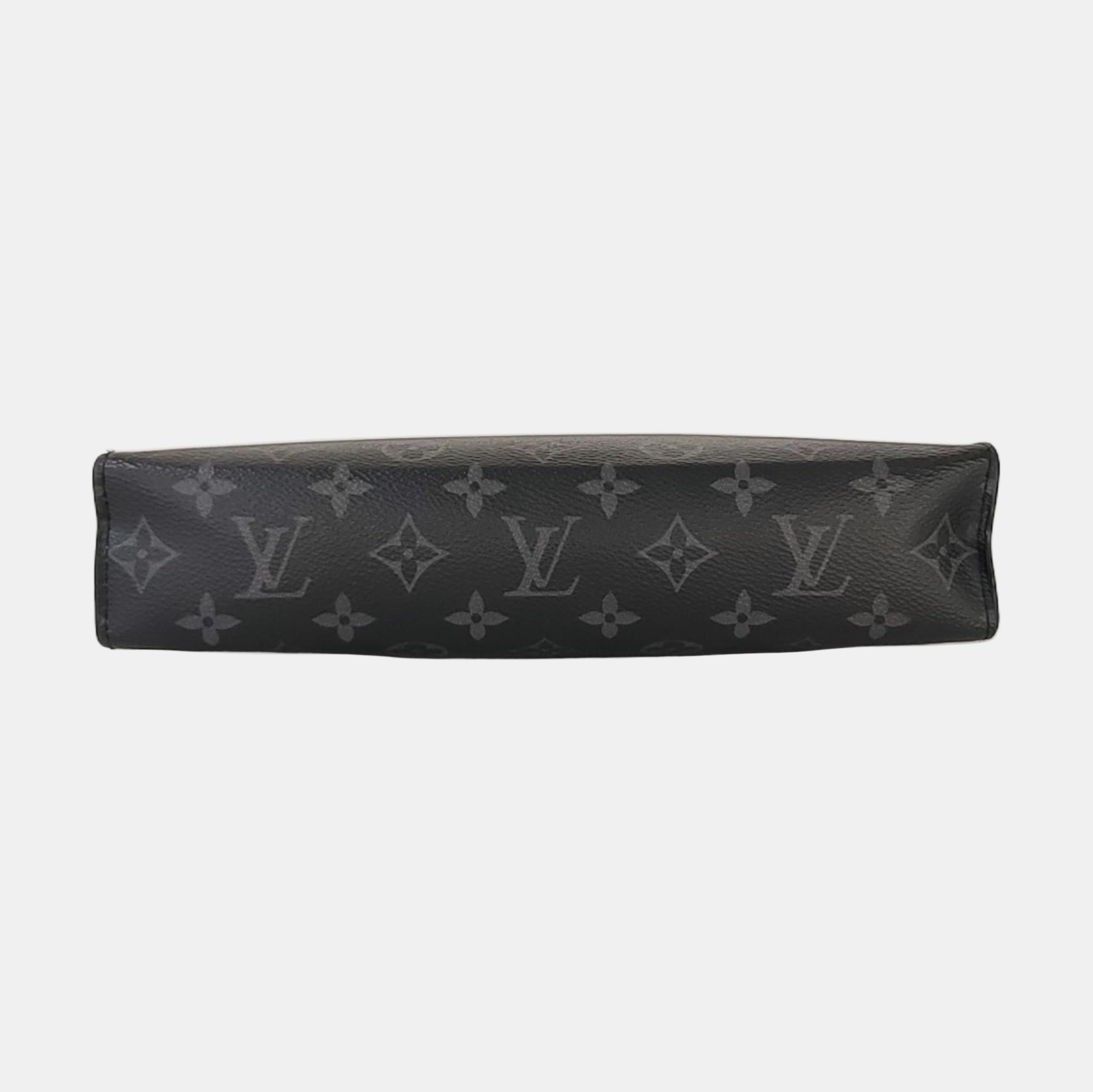 Pochette Voyag MM Monogram Coated Canvas Black