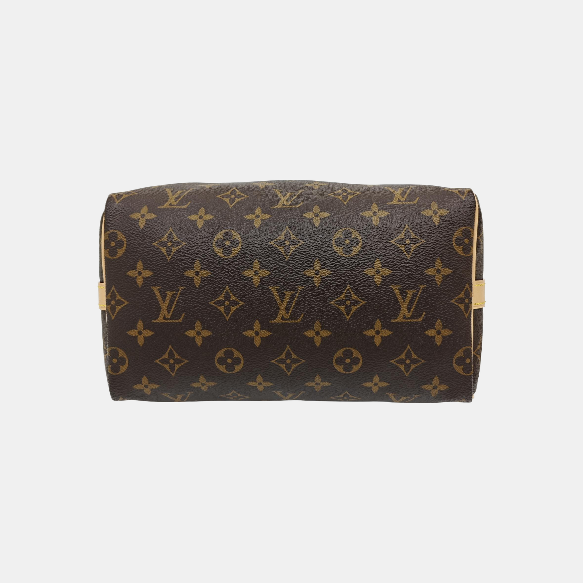 SPEEDY 25 Monogram Coated Canvas Brown