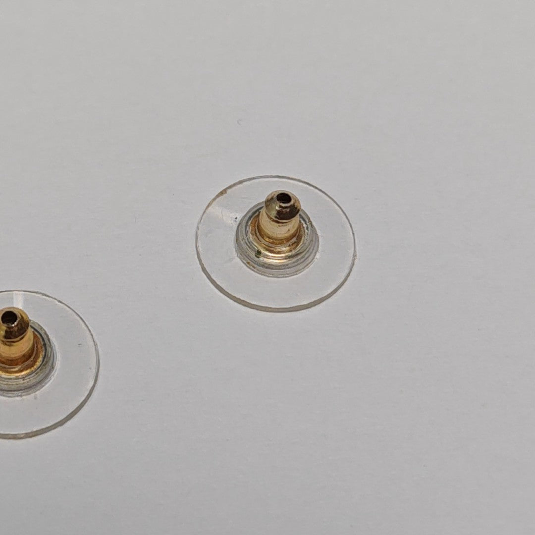 CC Logo Metal Gold Earrings