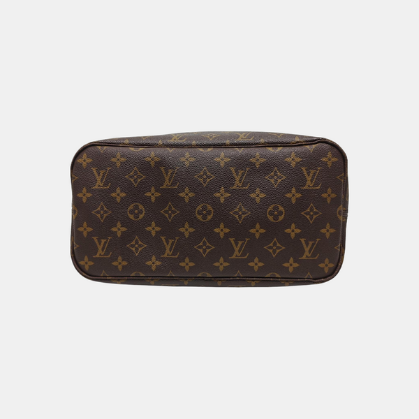 NEVERFULL MM Monogram Coated Canvas Brown