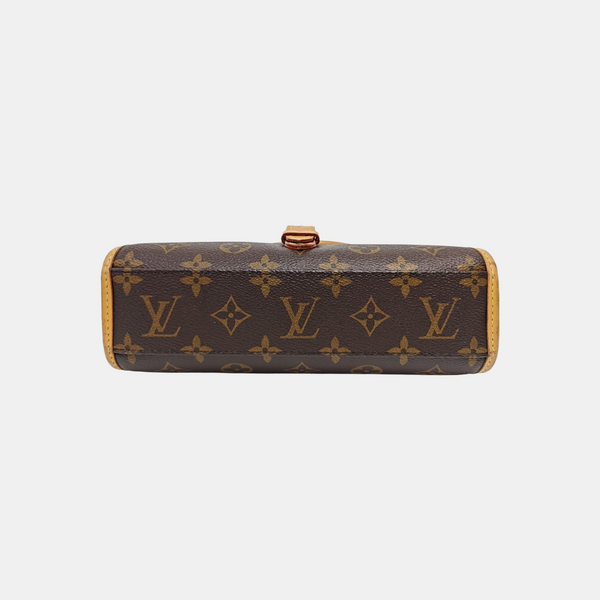 IVY Monogram Coated Canvas Brown