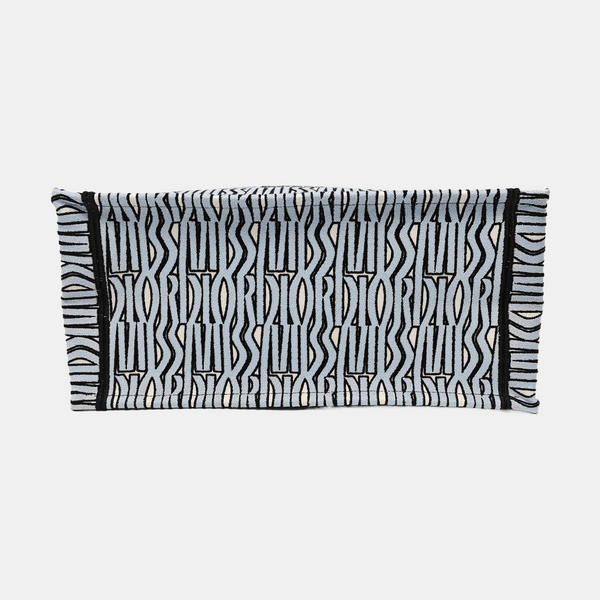 Book Tote Medium Canvas Blue