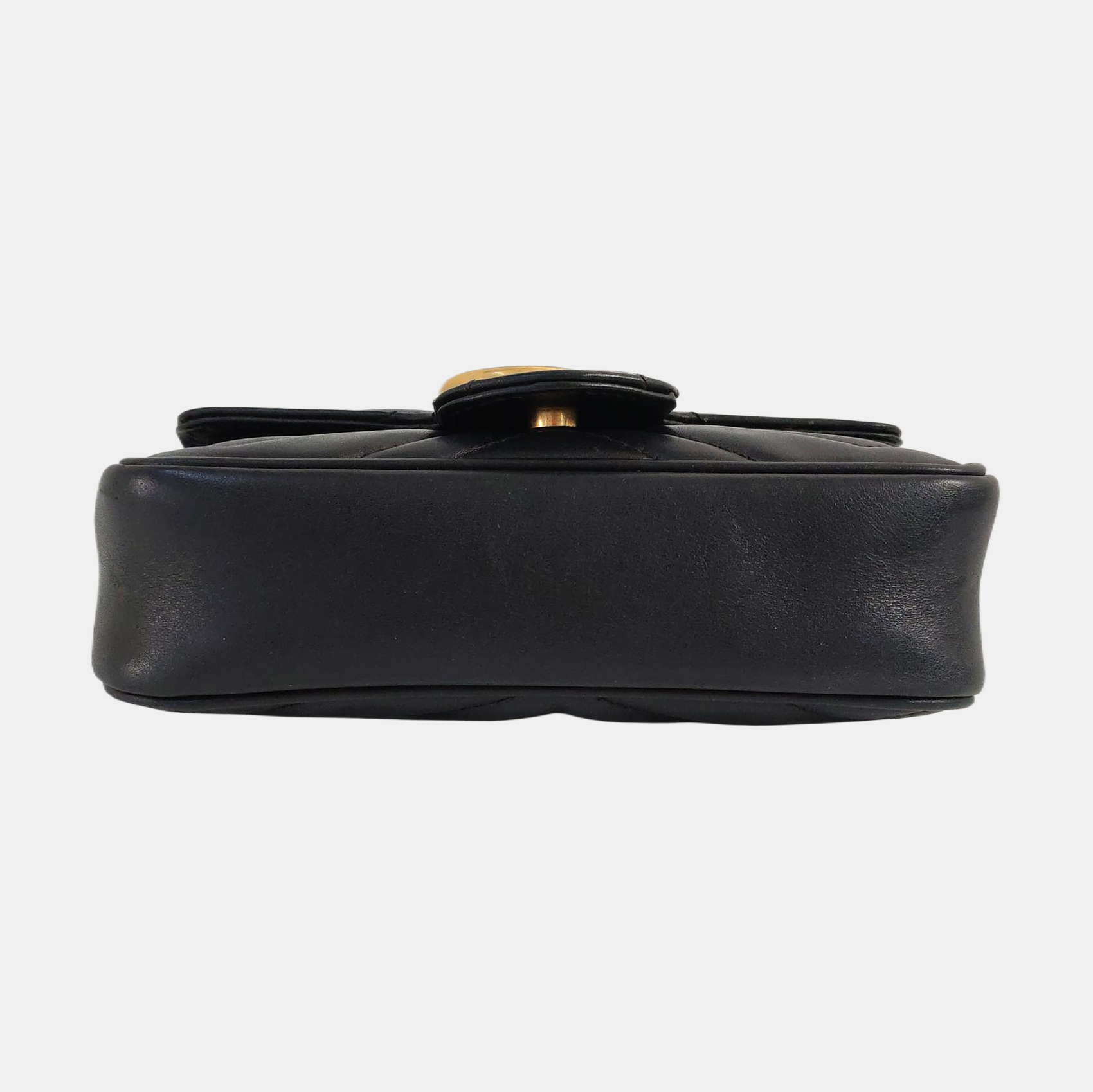 GG Marmont Mini Quilted Calfskin Black