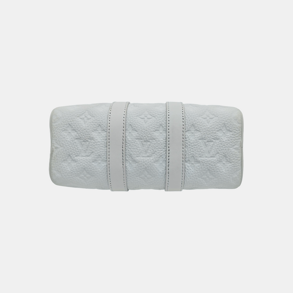 KEEPALL Monogram Calfskin Green