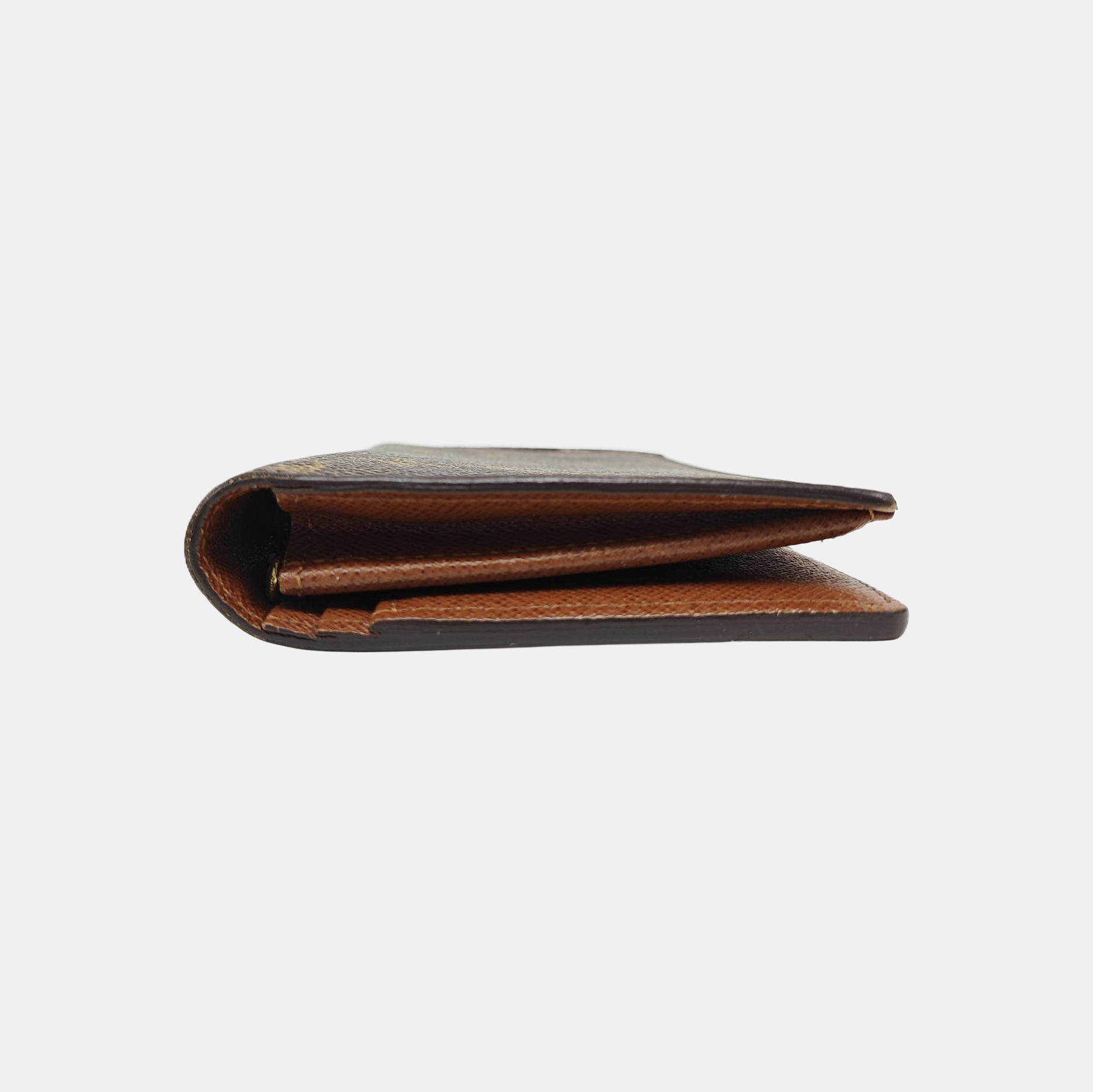 BRAZZA Monogram Coated Canvas Brown Wallet