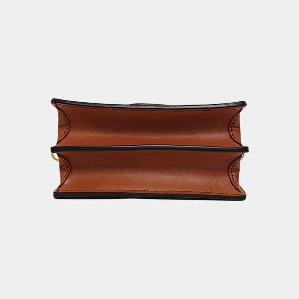 DAUPHINE Mini Monogram Coated Canvas Brown