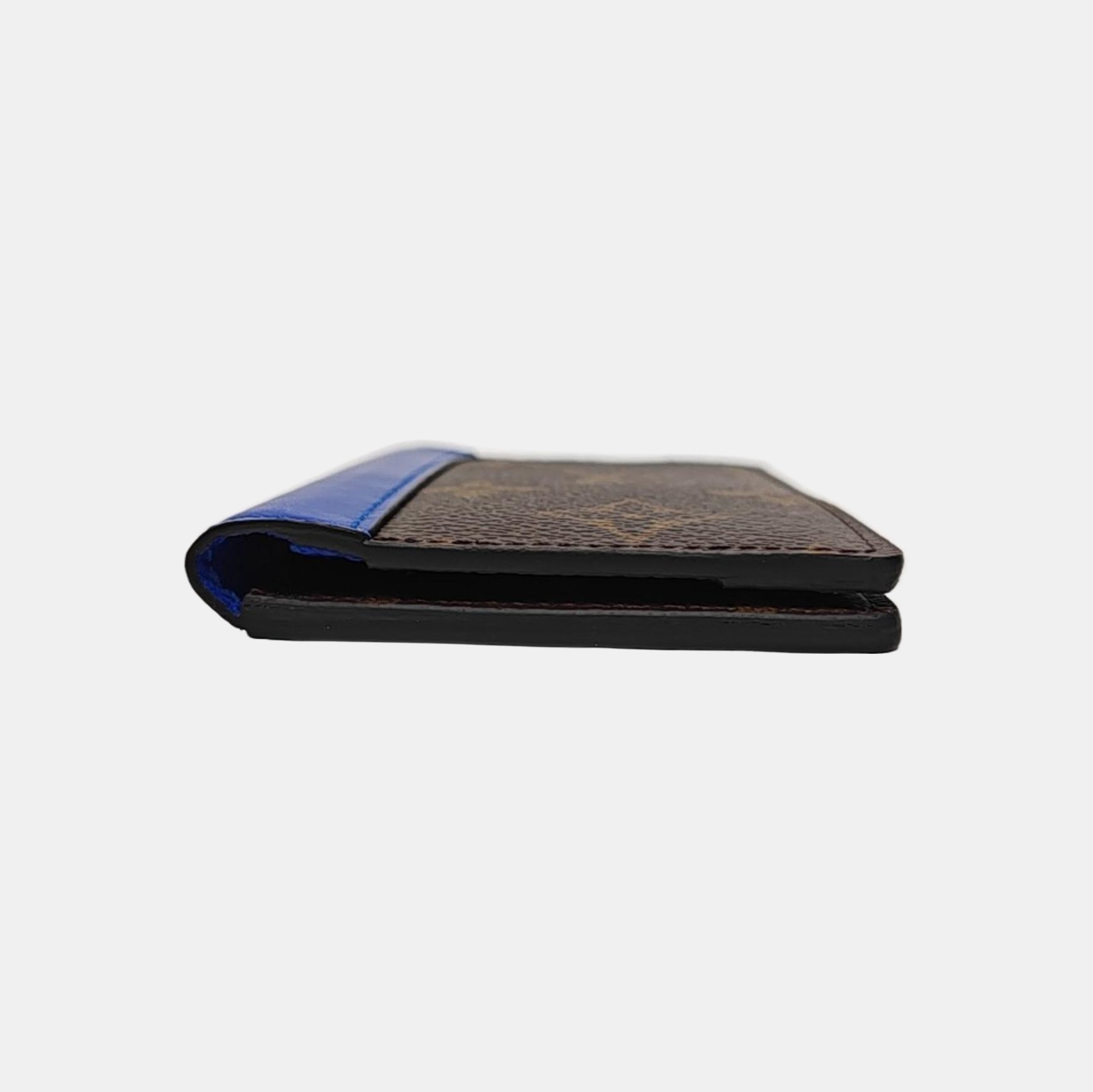 Monogram Coated Canvas Card Holder Brown