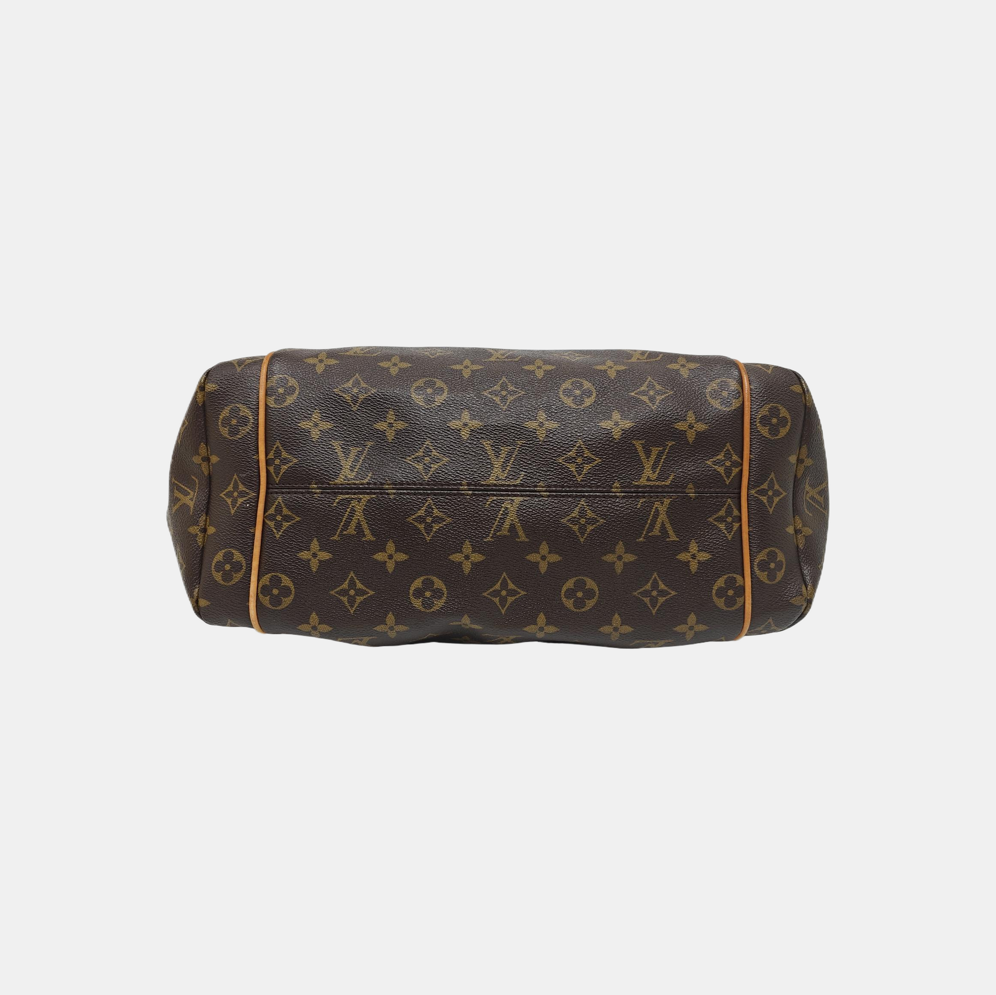 TOTALLY Monogram Coated Canvas Brown