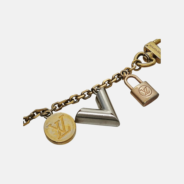 Metal Bag Charm Gold