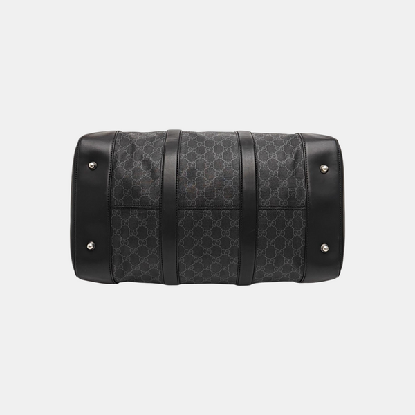 Monogram Coated Canvas Top Handle Bag Black