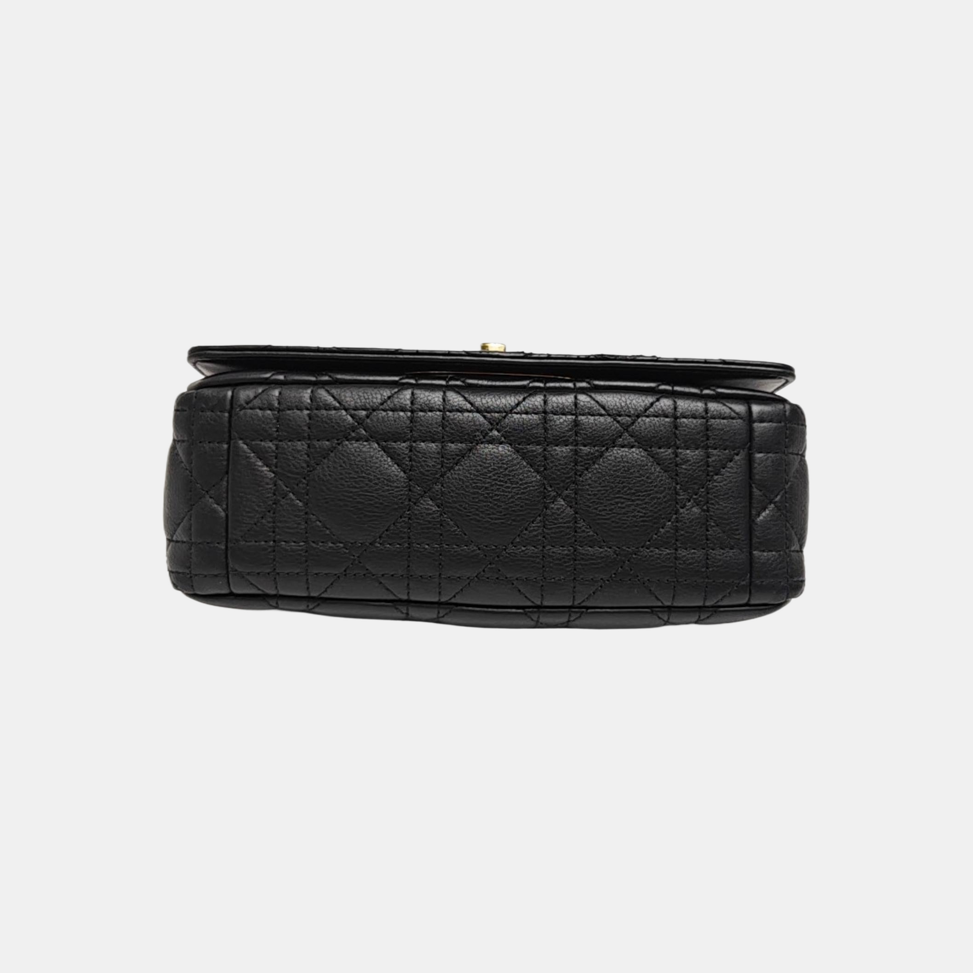 Dior Caro Small Cannage Calfskin Black