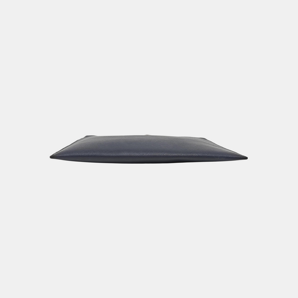 Saffiano Calfskin Clutch Blue