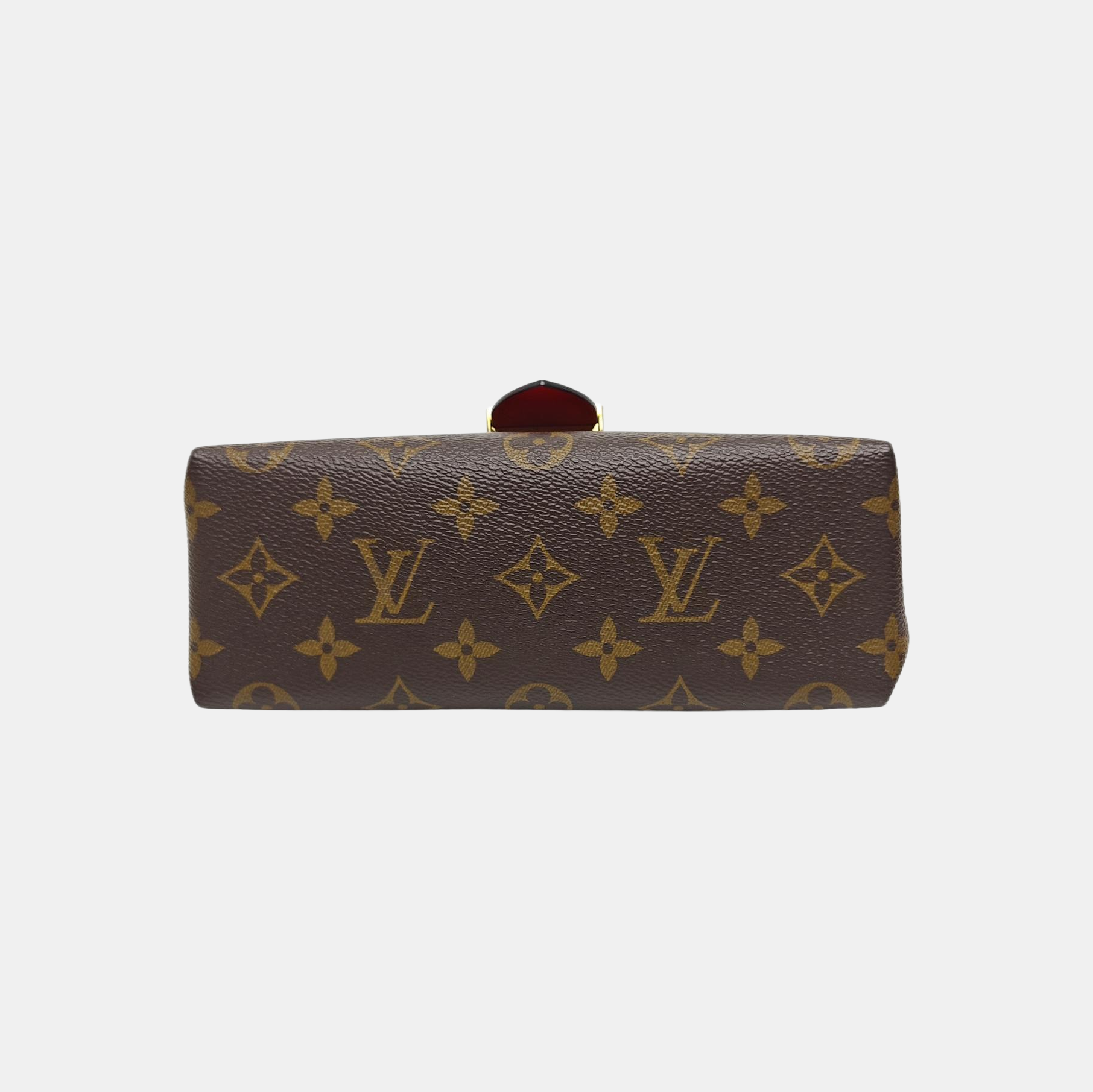 LOCKY BB Monogram Coated Canvas Red