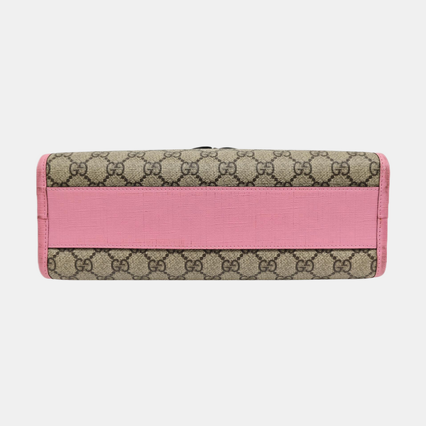 Children’s GG Bucket Monogram Coated Canvas Beige